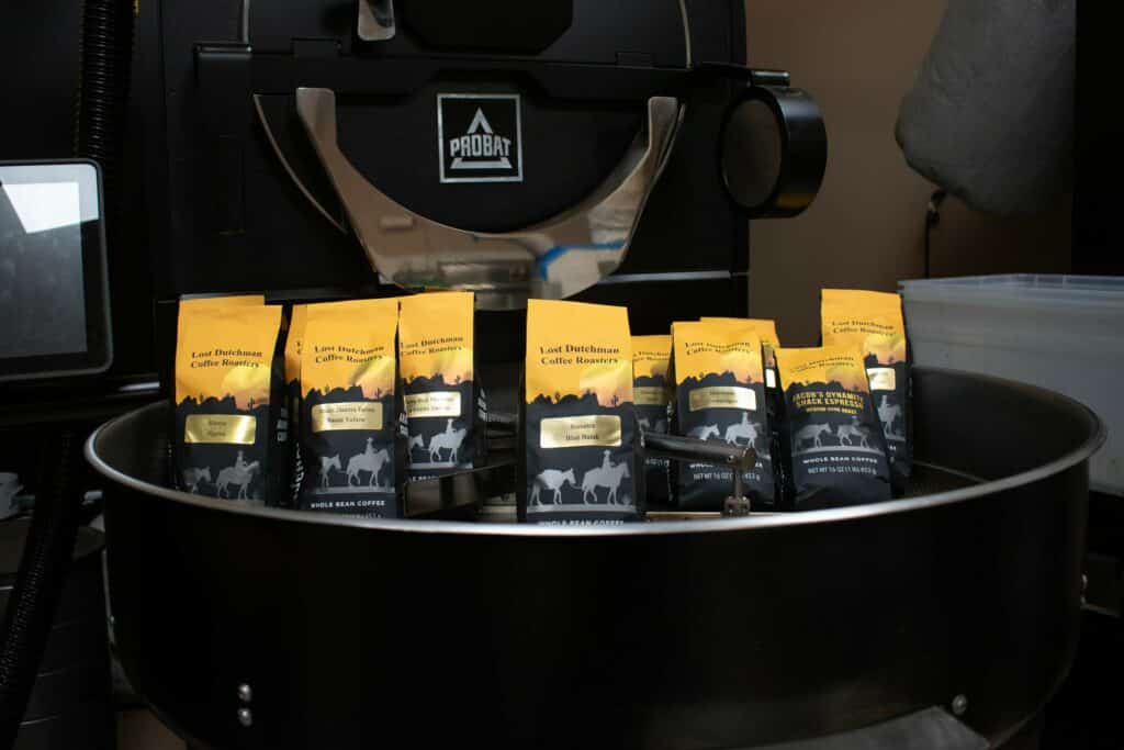 Lost Dutchman Coffee Roasters product range